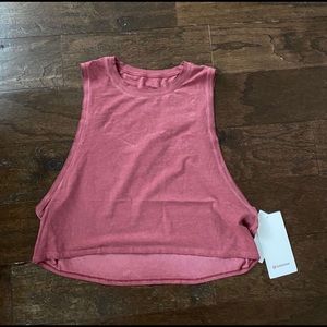 Lululemon cropped cut back crop tank- brand new-4
